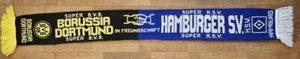 Hamburger SV HSV Borussia Dortmund BVB Fanschal - Retro - Fußball - Bild 1 von 2