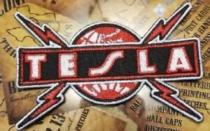 BESTICKTER TESLA ROCK BAND AUFNÄHER (bitte Anzeige lesen) - Bild 1 von 3
