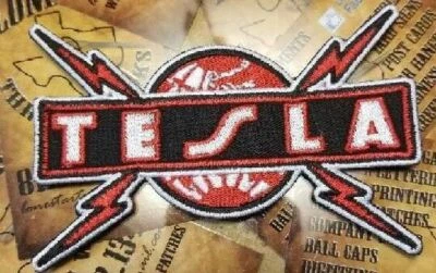 EMBROIDERED TESLA ROCK BAND PATCH (Please Read Ad)