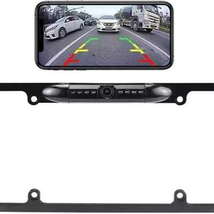 NUEVO LASTBUS MATRÍCULA WIFI CÁMARA DE RESPALDO INALÁMBRICA CÁMPER, REMOLQUE, COCHE, SUV - Imagen 1 de 8