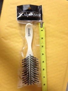 SCALPMASTER CONTOUR HALSHAARBÜRSTE 7-REIHIG NYLONBORSTEN ELFENBEIN Farbe S-300-IV - Bild 1 von 4