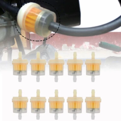 10x6MM Motorcycle Small Engine Inline Carb Fuel Filter ride Motorcycle Universal - Image 1 of 4