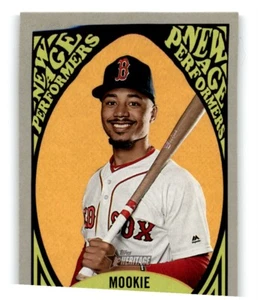 2019 TOPPS HERITAGE NEW AGE PERFORMERS MOOKIE BETTS BOSTON RED SOX #NAP-2 - Picture 1 of 2