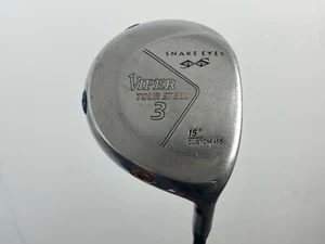 SNAKE EYES 3 WOOD VIPER TOUR STEEL 15 DEGREE REGULAR FLEX - Picture 1 of 4
