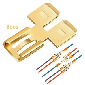 Double Spade Connector Wire Terminals Adapter Male Single Female - Picture 1 of 13
