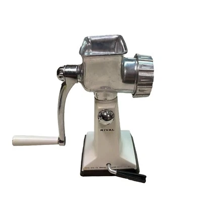 Picadora de alimentos RIVAL GRIND O MAT picadora de carne modelo 303 blanca vintage Foto 1 de 4