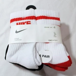 Nike Kids' Cushioned Dri-FIT Performance Basics DH3 Multicolor 10C-3Y NWT - Picture 1 of 4
