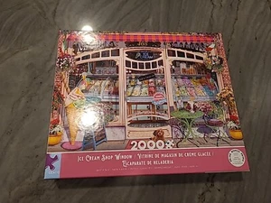 Garry Walton Ice Cream Shop Window 2000 PC Puzzle Brand New Ceaco Puzzles - Picture 1 of 7