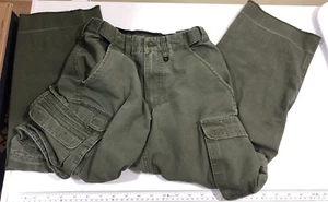 Boy Scout YOUTH 8 Official Convertible 27x24 WINTER Canvas Pants Shorts H101z - Picture 1 of 5