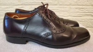 Alden Men's Shell Cordovan Burgandy Oxford Dress Shoes SZ 10 A/C Model 994  - Picture 1 of 12