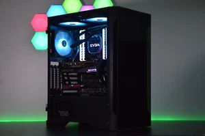 Ultra Fast AMD RYZEN THREADRIPPER RGB Gaming PC - NVIDIA RTX 3070, 32GB RAM, 4TB - Picture 1 of 18