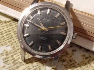 Renis Geneve 17 Jewels Incabloc Wristwatch As Is Condition Textured Dial Swiss - Picture 1 of 16