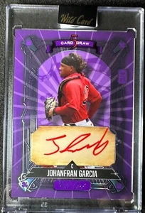 2024 Wildcard 5 Card Draw Baseball JOHANFRAN GARCIA AUTO 3/4 Purple Rainbow - Picture 1 of 2