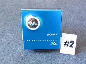SONY MZ-E510 Walkman Portable MiniDisc Player Japan Fully working Blue #2 - Picture 1 of 11