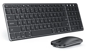 Wireless Bluetooth Keyboard and Mouse for Mac Multi Device Rechargeable Keyboard - Picture 1 of 2