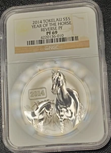 2014 Tokelau Year of the Horse PF69 - Picture 1 of 2