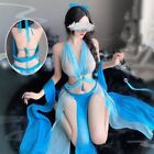 Women Chinese Ancient Sexy Lingerie Night wear Cosplay Custome Dress Set Chiffon