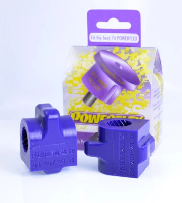 2x Powerflex PFF88-207-21 PU Cojinete de estabilidad delantero 21mm para Volvo 240 260 (No.3) - Imagen 1 de 2