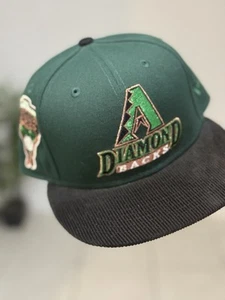 7 5/8 New Era 59Fifty Arizona Diamondbacks Fitted Hat Size Hat Club Inaugural 98 - Picture 1 of 3