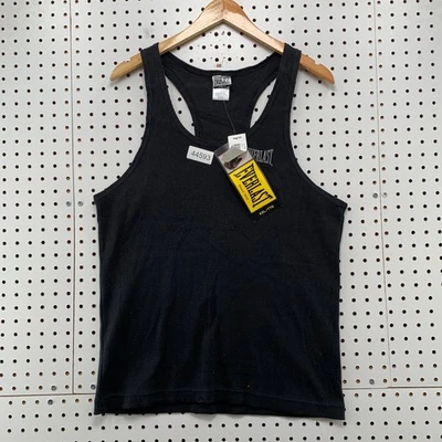 Camisa Regata Masculina Everlast Vintage 2XL Preta Sem Mangas Fabricada nos EUA NOVA  - Imagem 1 de 4