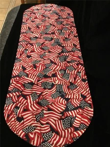 Patriotic table runner LOT STARS AND FLAGS 72" AND 36"LONG NWOT 4TH OF JULY - Picture 1 of 10