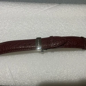 NEU HERREN Echt BUFFALO Leder Uhrenarmband 20 mm mit SILBERFARBENER Croton Schnalle - Bild 1 von 7