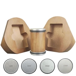 Rolling Knife Sharpener, Multi-Angle Knife Sharpening Tool with 4 Industry Di... - Picture 1 of 6