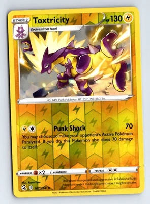 Toxtricity (107) -SWSH08: Fusion Strike- Reverse Holo - Image 1 of 2