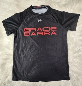 Gracie Barra Equipe Compression Rash Guard Performance MMA Jiu-Jitsu Youth M - Picture 1 of 7