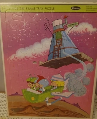 Whitman Space Kidettes Frame Tray Puzzle No. 4559 Hannah Barbara 1967 Vtg Toy - Image 1 of 4