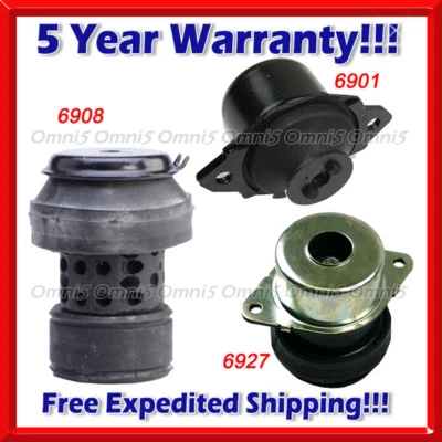 M507 Fits 1992-1998 Volkswagen Corrado/Golf/Jetta 2.8L Motor & Trans Mount 3pc - Image 1 of 4