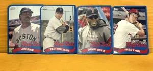 2014 Topps 1989 Mini Die-Cut Boston Red Sox Lot Rice / Ortiz / Lynn / Williams - Picture 1 of 1