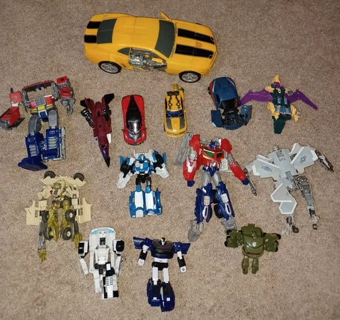 Transformers Mixed Lot Broken Missing Parts Cover