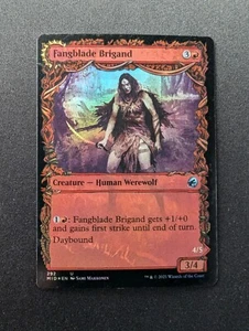 FANGBLADE BRIGAND / FANGBLADE EVISCERATOR DUAL FOIL #292 MTG Innistrad: Midnight - Picture 1 of 2