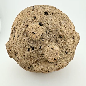 Tribal Primitive Folk Art Stone Carved Face Sculpture Figurine Vintage - Picture 1 of 8