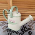 1990s Pfaltzgraff Garden Party Tulips Watering Can Vase
