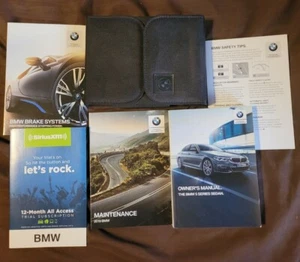 2019 BMW 5 SERIES SEDAN Factory Owners Manual Set & Case *OEM* - Picture 1 of 2