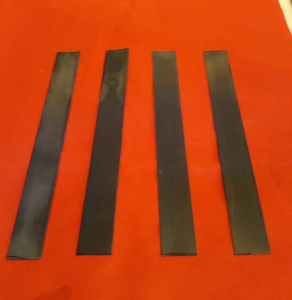 KNIFE MAKING 4 x 30mm x 1mm High Carbon Steel strips cs95 . Welding, springs