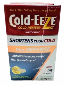 cold-eeze cold remedy plus defense honey lemon 150 total lozenges - Picture 1 of 2
