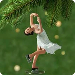 Hallmark Ornament 2001 ~ Peggy Fleming ~ patinaje sobre hielo ~ QXI6845 ~ nuevo en caja - Imagen 1 de 1