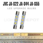 2x JVC JA-S22 JA-S44 JA-S55 Stereofoniczna dioda LED ciepła biel 8V bezpiecznik tarcza miernik światło
