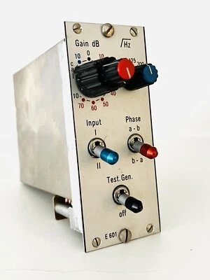 1 X Vintage EAB Telefunken 601 Preamp, Studer Transformer Neumann Siemens AS-IS - Image 1 of 4
