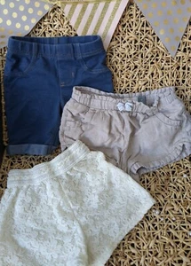 Girls' 4T, THREE SETS of Shorts Just in Time for Summer, EUC, Free Shipping! - Picture 1 of 10