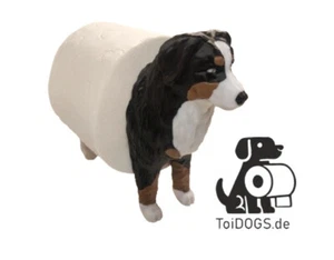 ToiDog Toilettenpapier Rollenhalter in Berner Sennenhund Form - Geschenk - Hunde - Bild 1 von 9
