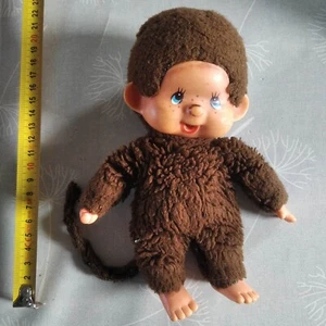 peluche KIKI MONCHHICHI vintage - 22 CM - AJENA - version yeux bleus - Imagen 1 de 3