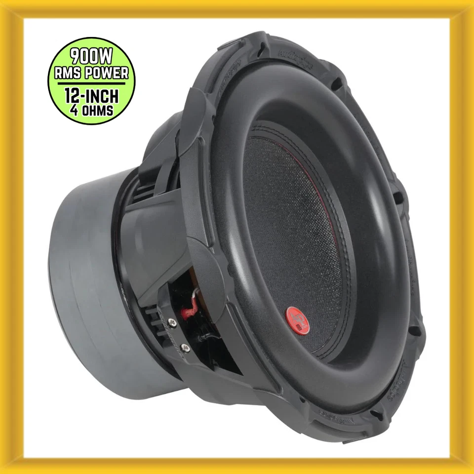 Audiopipe 12″ Woofer 900W RMS/1800W Max Dual 4 ohm Voice Coils TXXBDCIII12