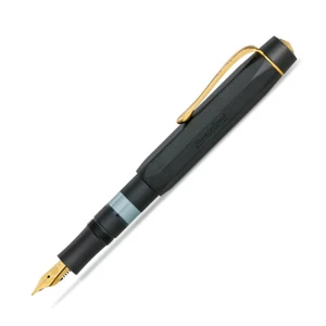 Kaweco Sport Piston Fountain Pen in Solo Black - Fine Nib - NEW in Box - Picture 1 of 2