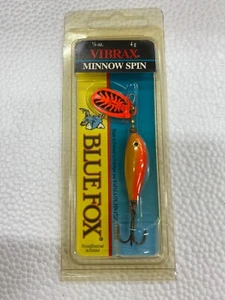 NOS Blue Fox vintage Vibrax Rapala Minnow Spin Fishing Lure 1994 rare - Picture 1 of 6