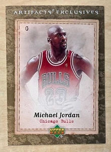 Michael Jordan 2007-08 Upper Deck Artifacts Exclusives #224 Chicago Bulls HOF - Picture 1 of 2