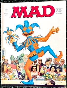 MAD Magazine #114 Oct 1967! SOLID FINE! 6.0! RAZOR-SHARP! COIL-TIGHT! .99 Start! - Picture 1 of 6